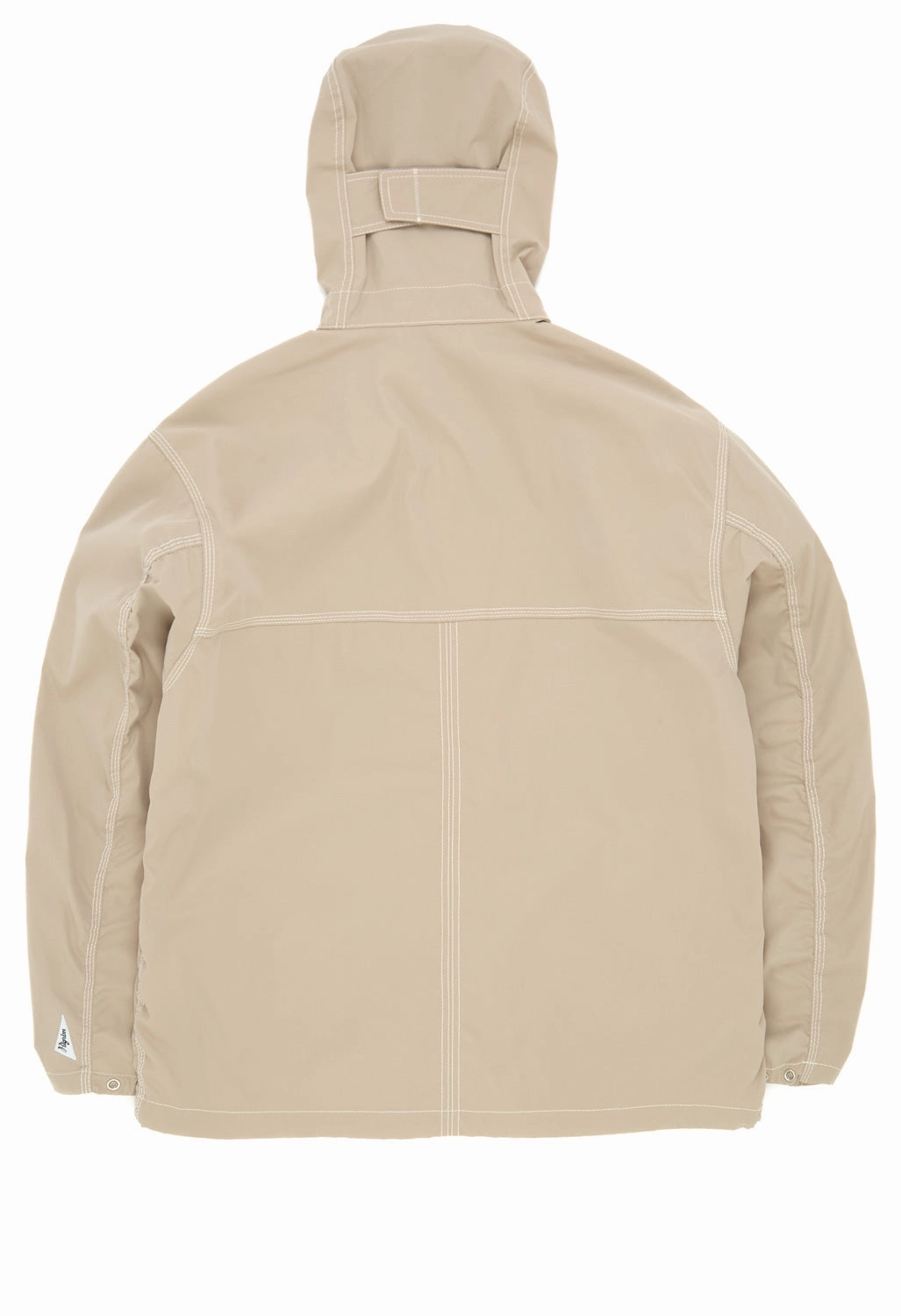 Pilgrim Surf   Supply Russel Zip Parka - Khaki clean design Stretch Panels
