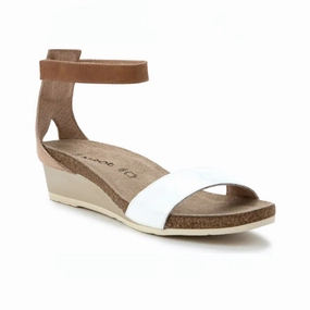 Pixie Sandal (5016) - Porcelain Patent Fit All Comfortable Footwear for Every Day