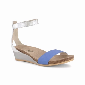 Open Wear Sandal Accessories Pixie Sandal (5016) - Saphire Blue Leather