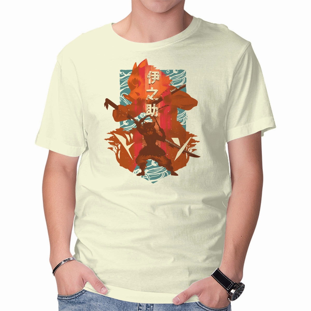 Boar Mask Set In Sleeve Casual Layer