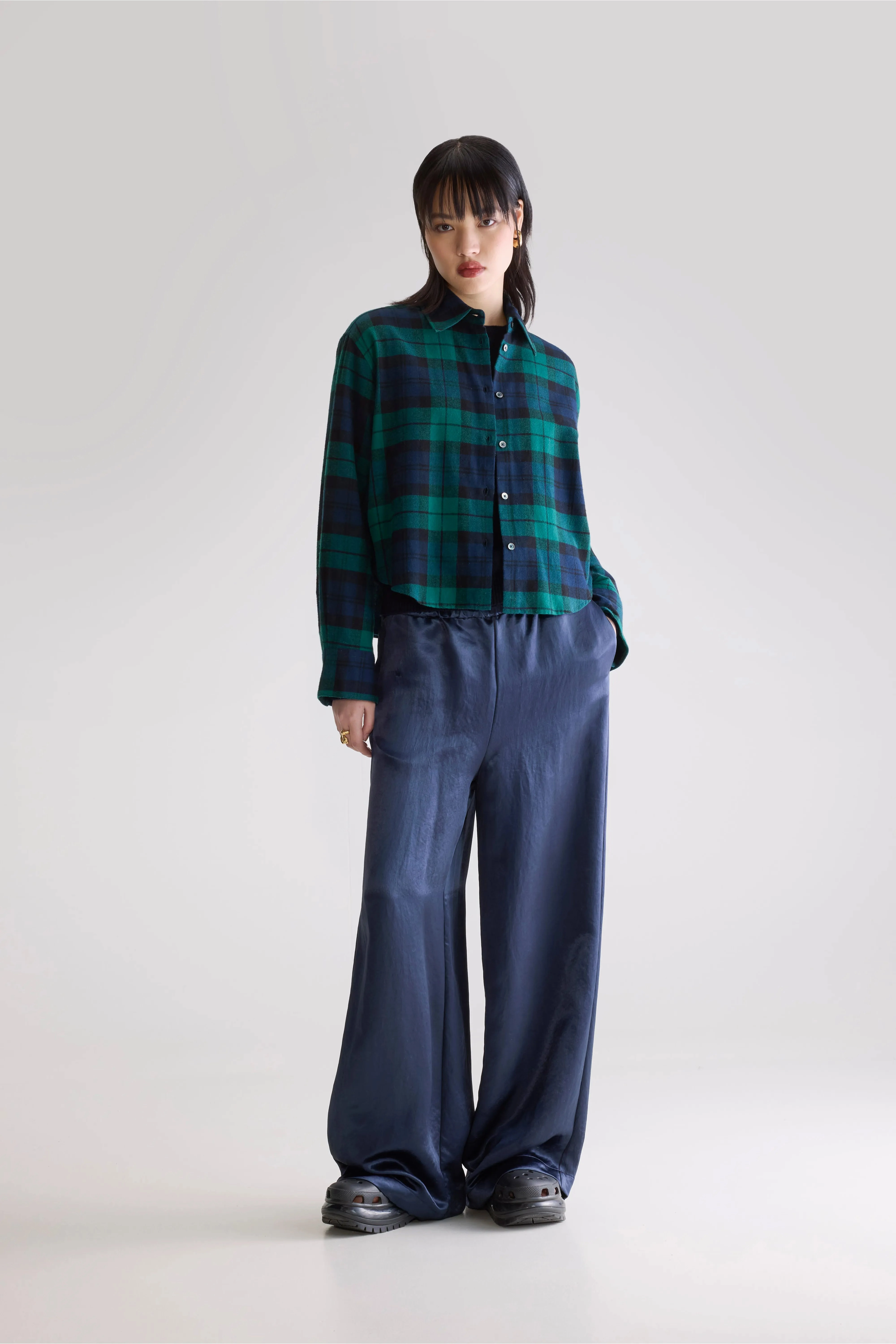 Luxurious Feel Designer Look Johan checkered shirt (252 / W / CHECK A)