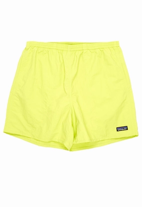 Active Layer Fit Cozy Comfort Fit Patagonia Men's Baggies 5" Shorts - Phosphorus Green