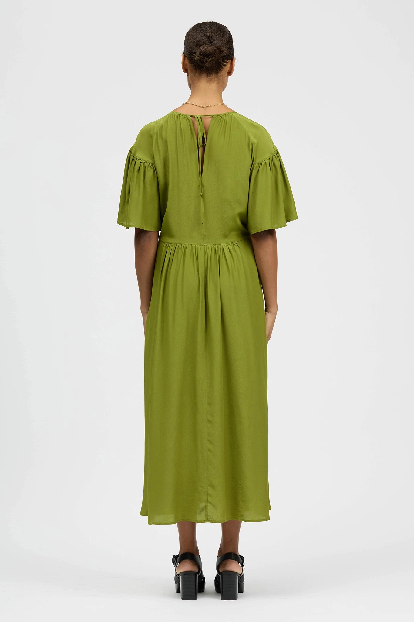 Formal Wear All Gender Fit Prazer Dress Olive
