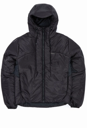 Portal Biome Insulated Jacket - Black Beauty Noise Reduced Fabrics Stripe Look