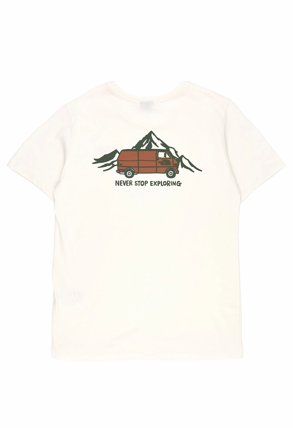 The North Face Women's Outdoor Graphic Short Sleeve T-Shirt - White Dune Flexible Neckband