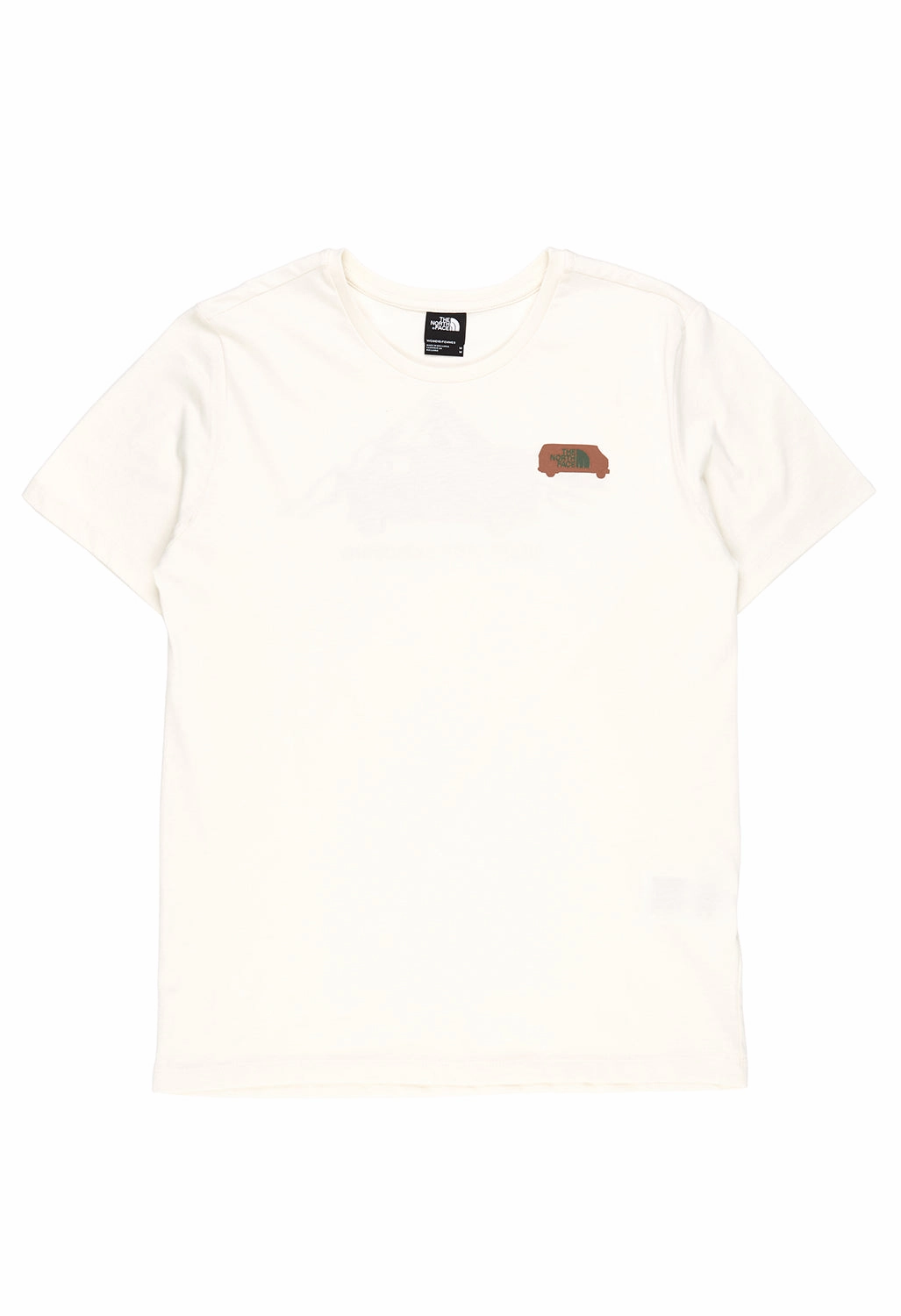 The North Face Women's Outdoor Graphic Short Sleeve T-Shirt - White Dune Sport Fit Quick Dry Wear Fit