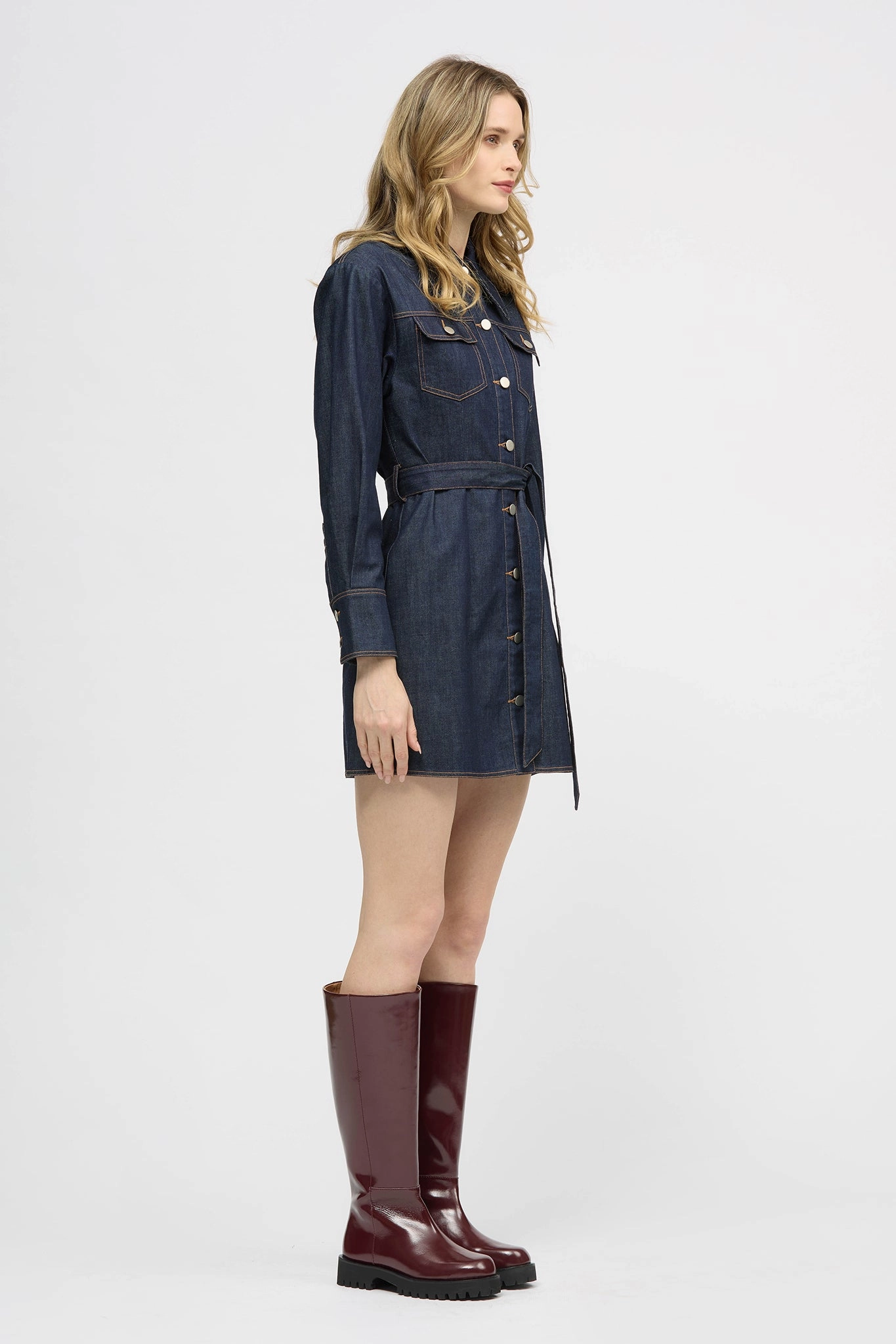 Formal Choice Classic Move Kingston Dress Raw Indigo