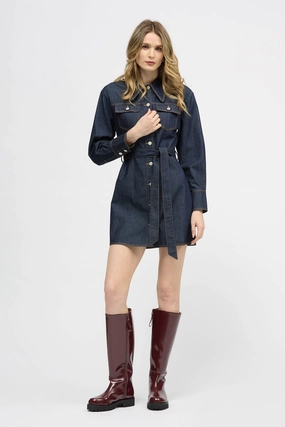 Minimal Mood Kingston Dress Raw Indigo