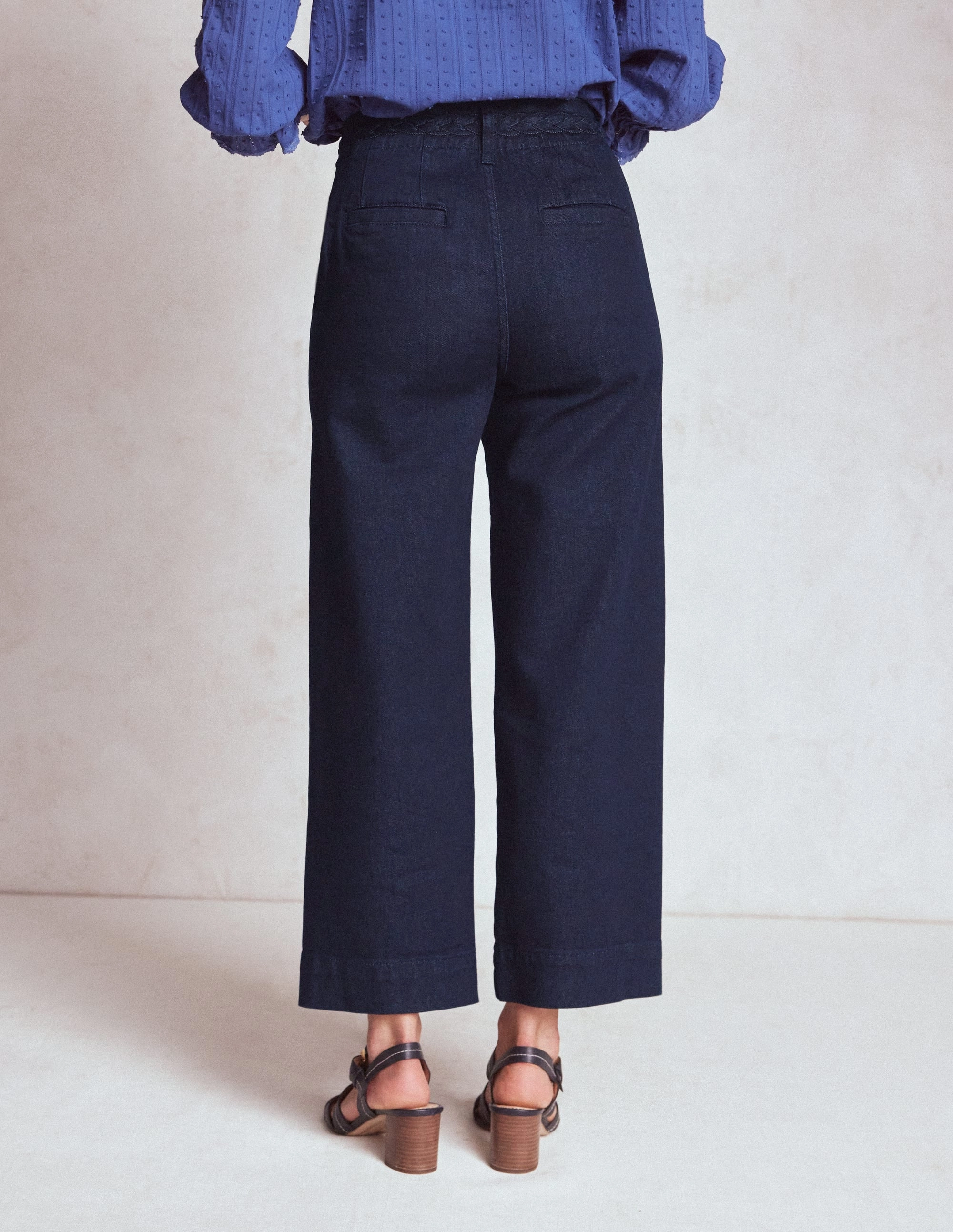 EasyCareFabric Primrose Patch Pocket Jeans-Indigo Braid