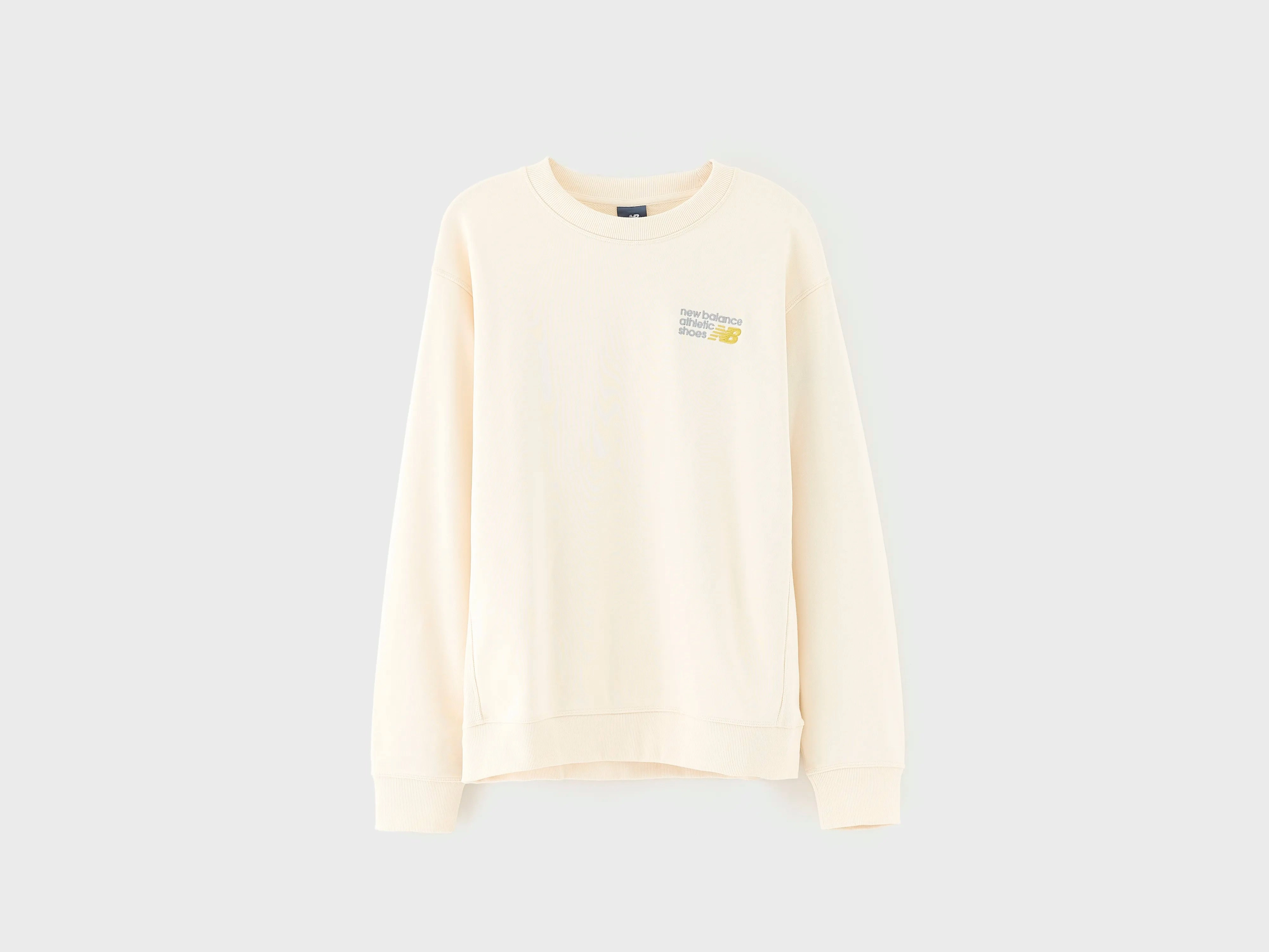 Relaxed Vibes Travel Fit Athletics Premium Logo Crew Sweatshirt  (252 / M / WHITE)