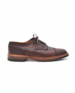 Team Uniform Refined Line Alden 21524C Brown Chromexcel Medallion Toe Blutcher