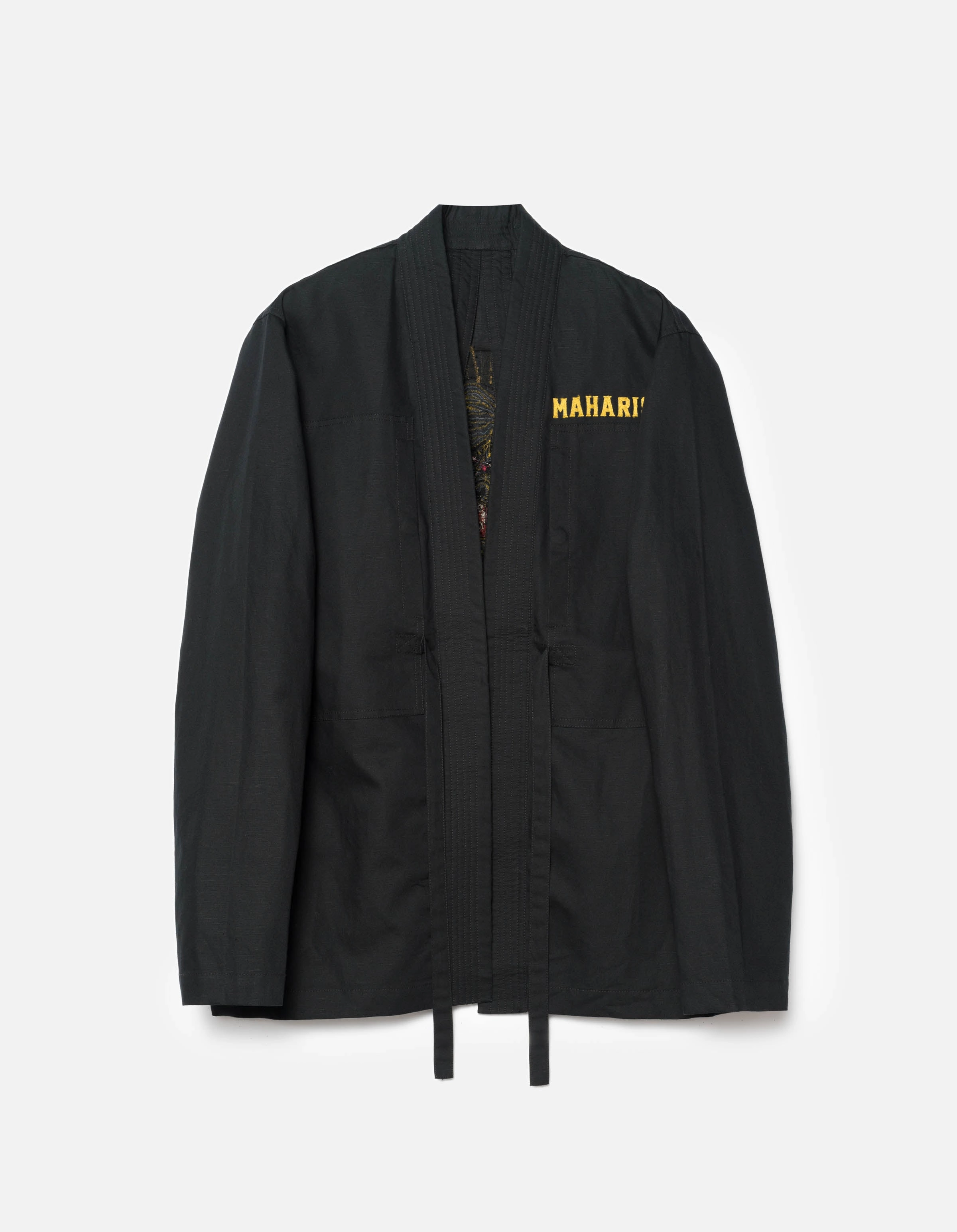 Flex Fit Design Stormproof Zipper 7093 Sno Panters Embroidered Hanten Shirt Black