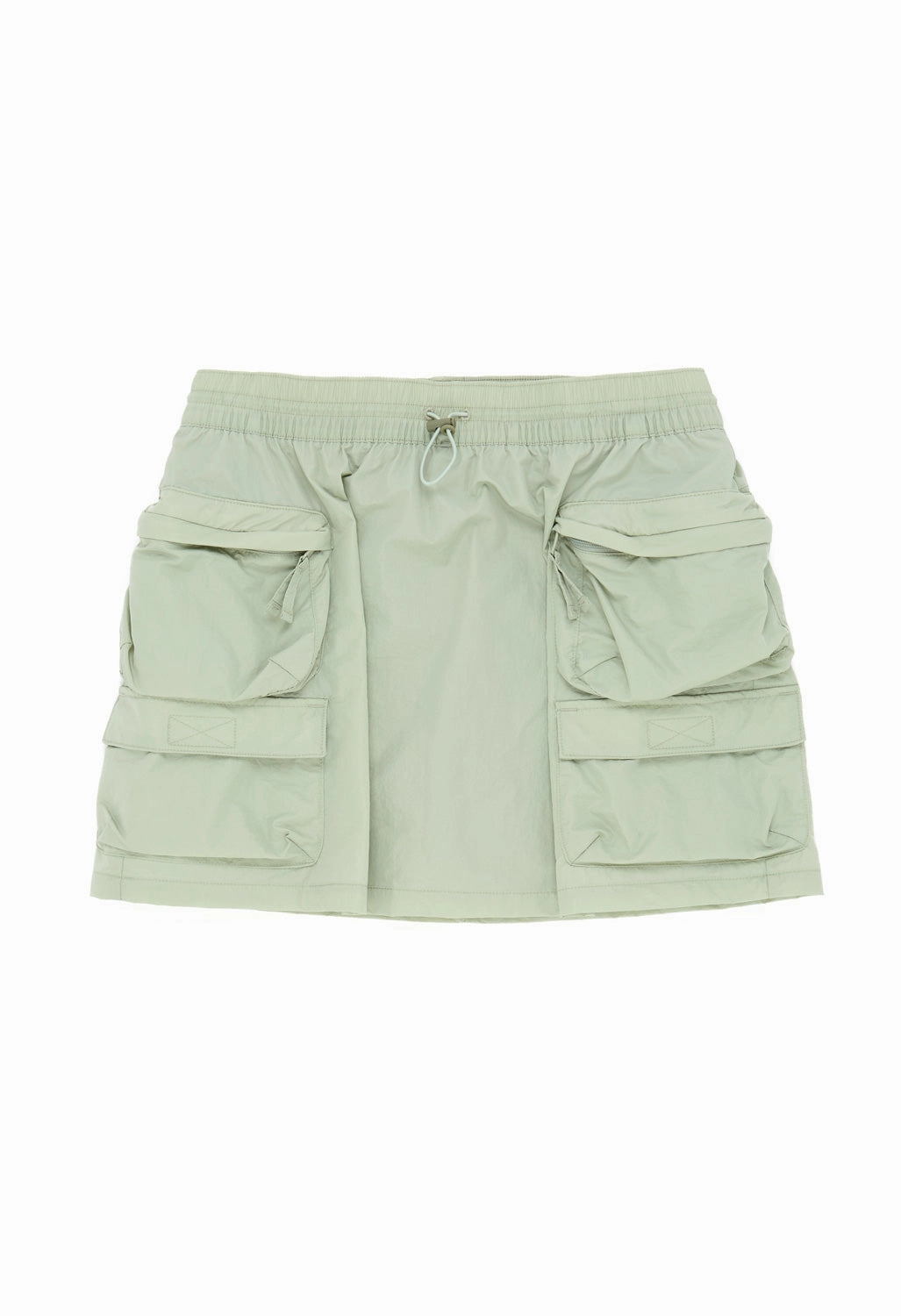 Columbia Women's Elevated View Cargo Skort - Safari / Stone Green Recycled Polyester Anti Odor