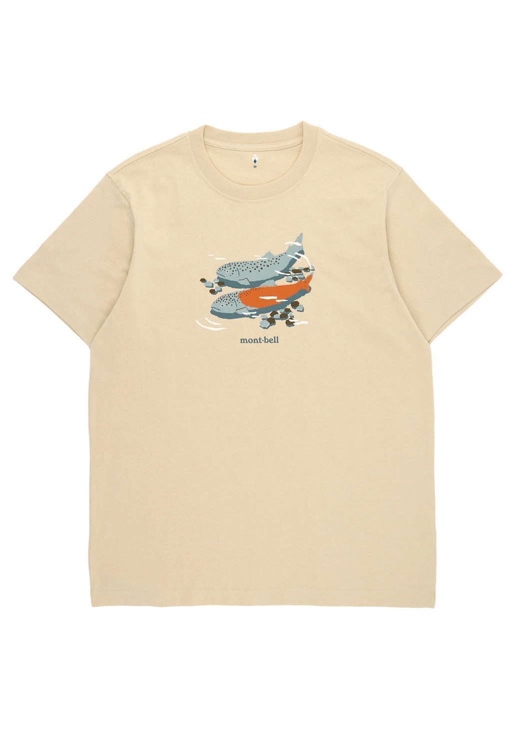 Montbell Men's Pear Skin Cotton Stringfish T-Shirt - Ivory Formal Elegance