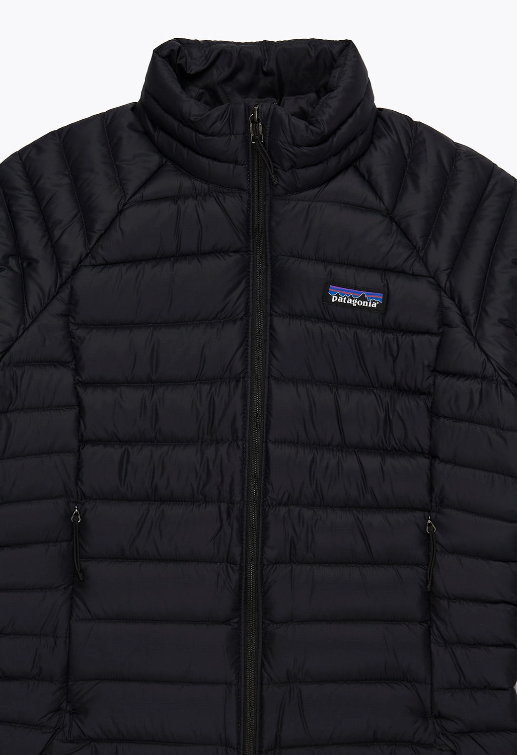 Patagonia Women's Down Sweater - Black Abrasion Resistant Edges