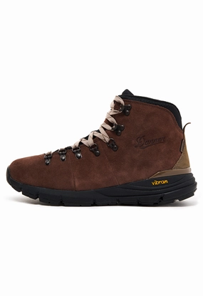 Quick Drying River Crossing Work Approved Danner Men's Mountain 600 Boots - Dark Earth / Chocolate Chip