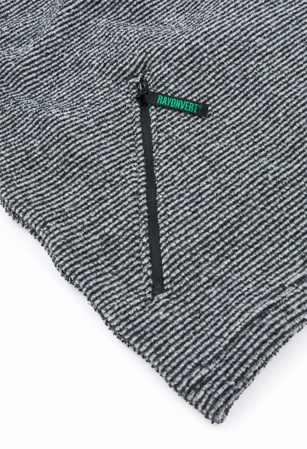 Rayon Vert Samanto Vest - Obsidian Black Double Stitch Seams