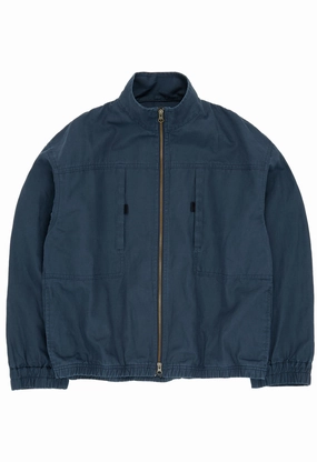 Gramicci Women's Canvas Phoenix Jacket - Neptune Blue Non Restrictive Armholes Anti Glare Trim