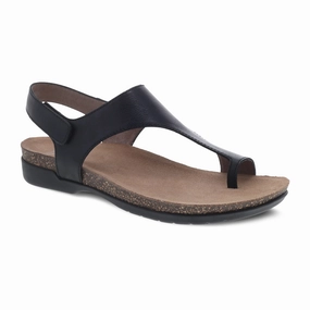 Reece T-Strap Slingback Sandal - Black Foot Freedom