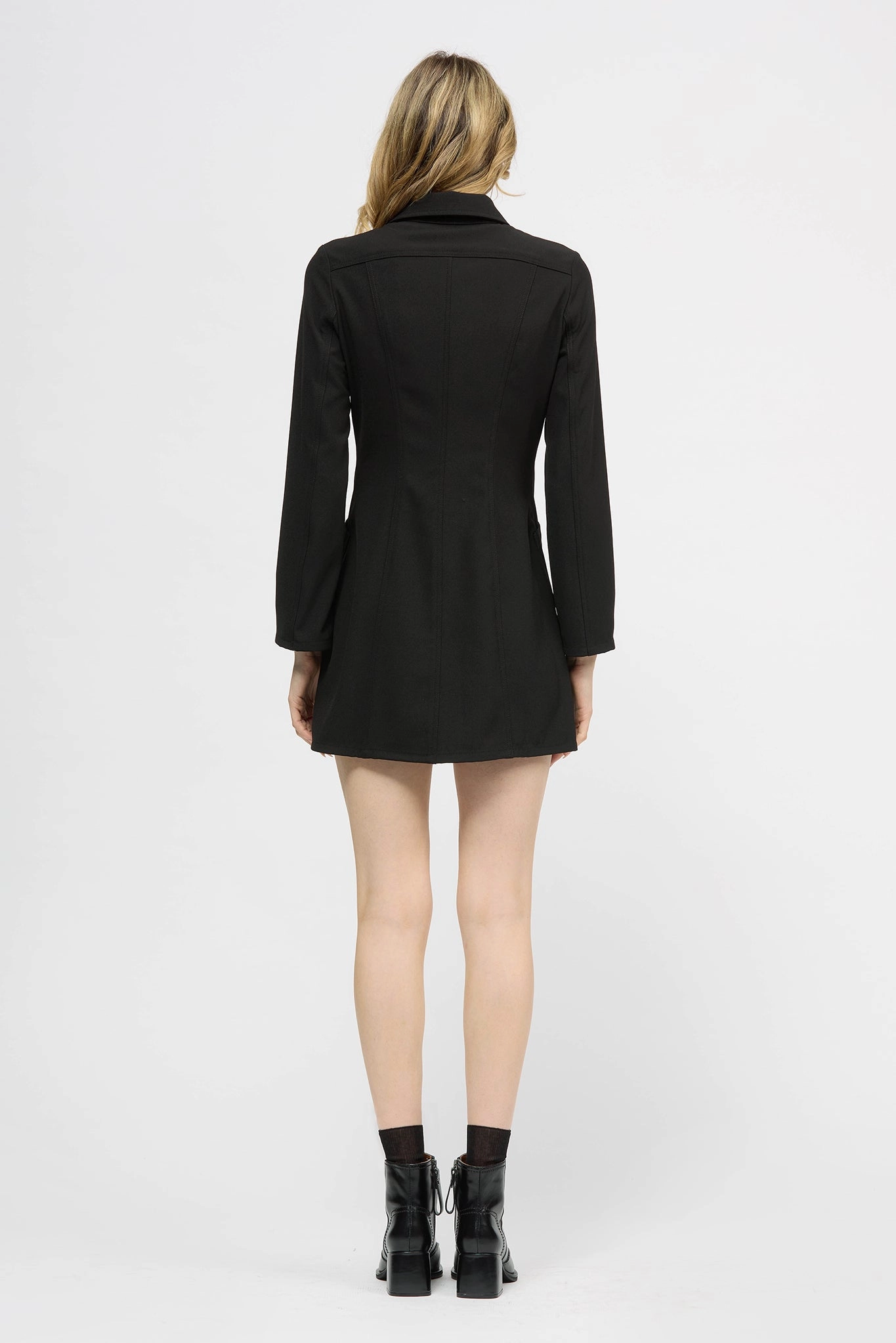 Reekara Dress Black Global Style Chic Comfort Wear