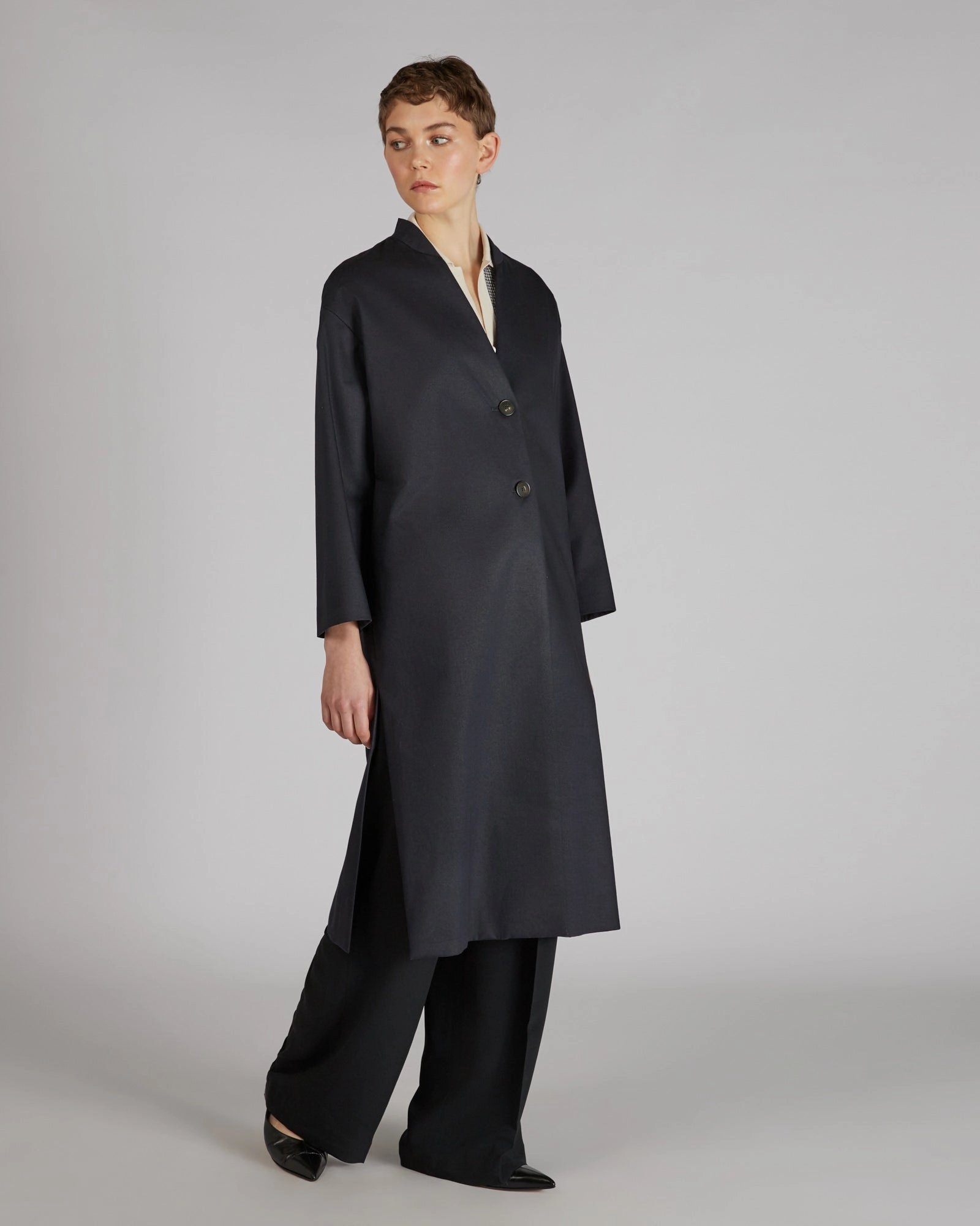 Non Restrictive Mobility Tear Resistant Material Cotton gabardine coat
