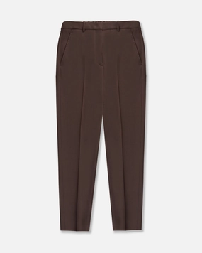 Regular fit trousers in two way stretch wool Flexible Leg