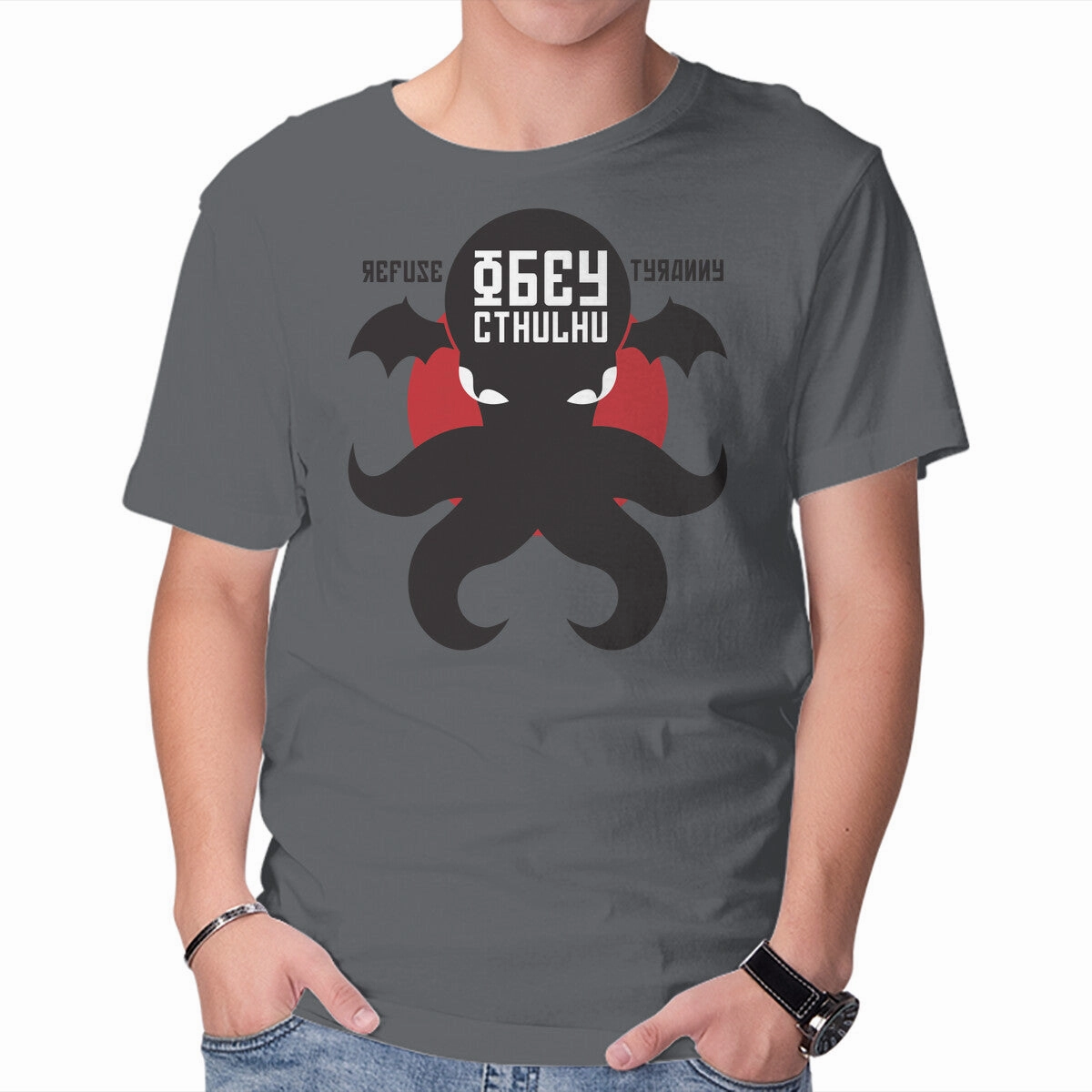 Refuse Tyranny, Obey Cthulhu Eco-friendly quick-drying