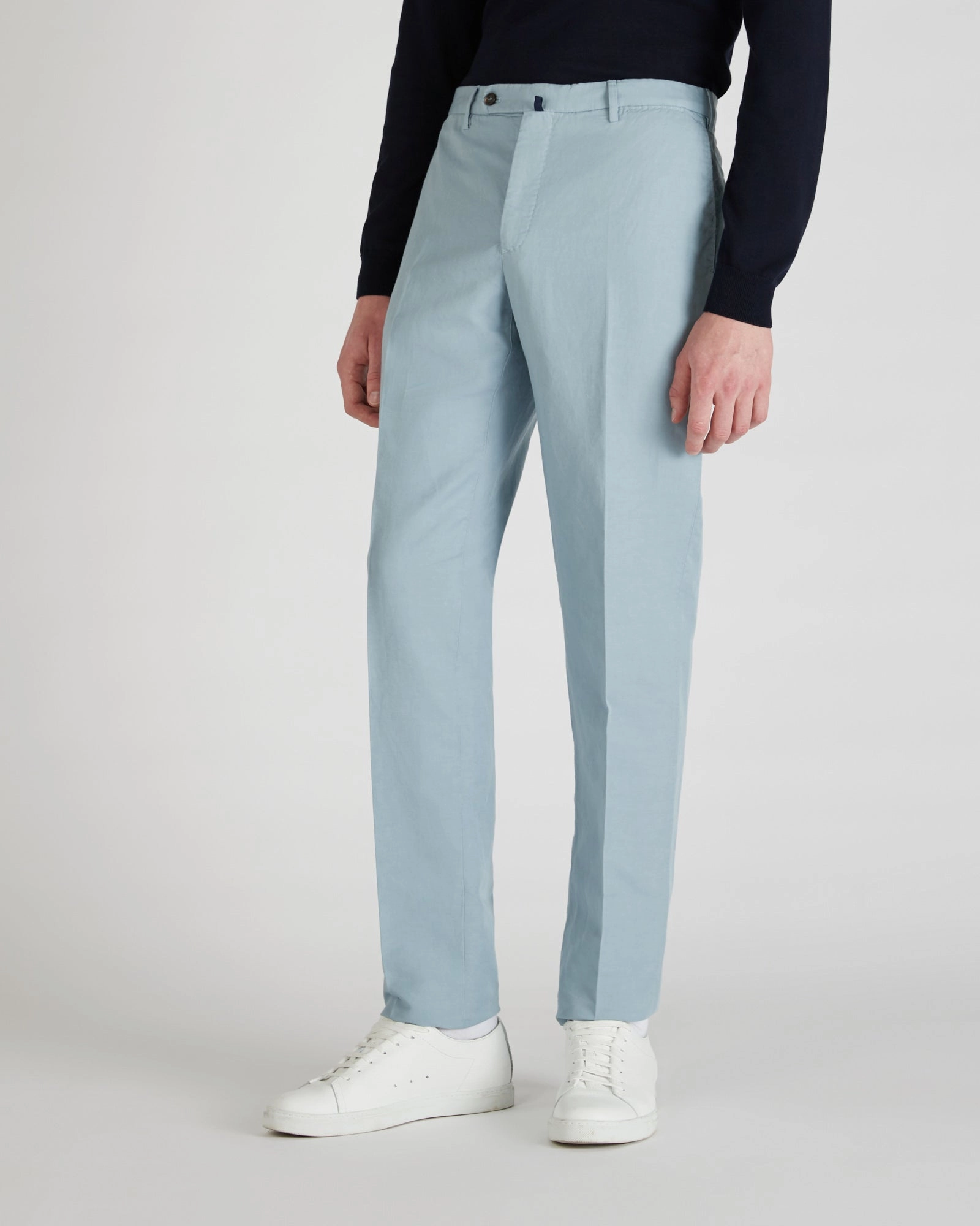 Comfortable Waistband Regular-fit Chinolino trousers