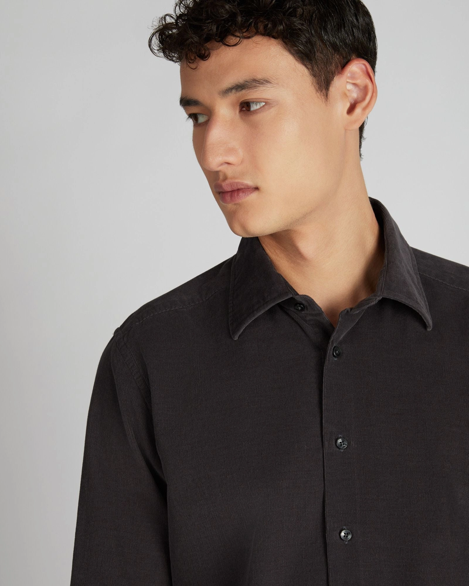 Athletic Cut Regular fit corduroy shirt