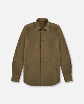 Regular fit corduroy shirt Festival Fashion Affordable Luxury