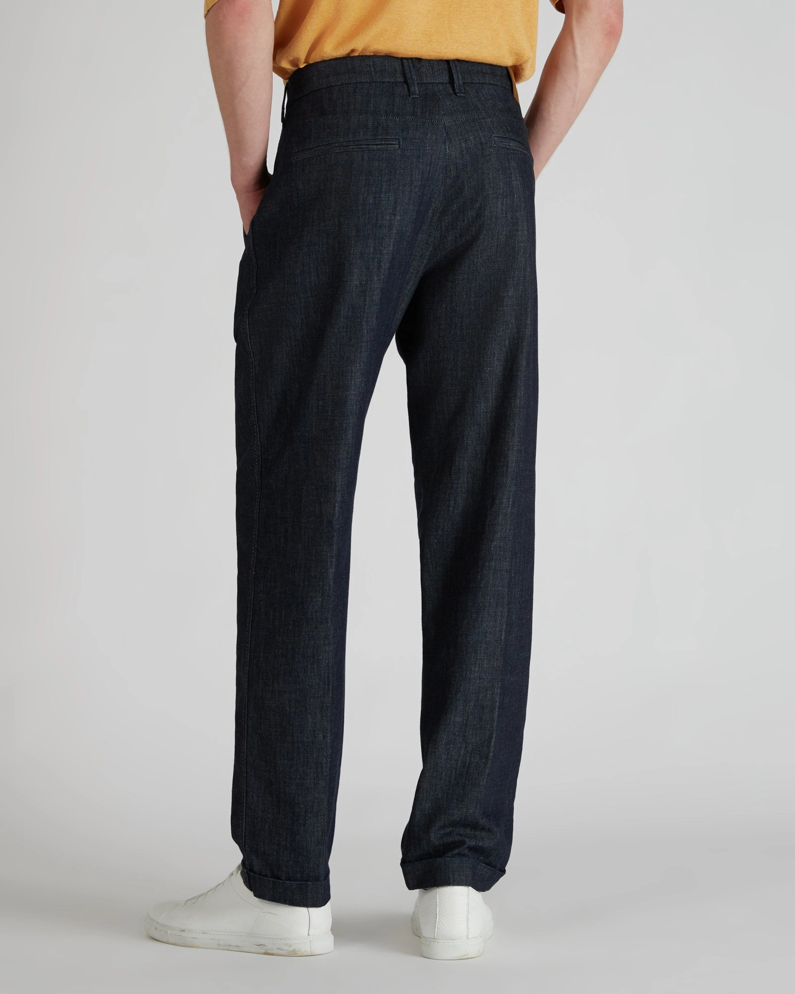 Regular-fit cotton denim trouser Crisp Design
