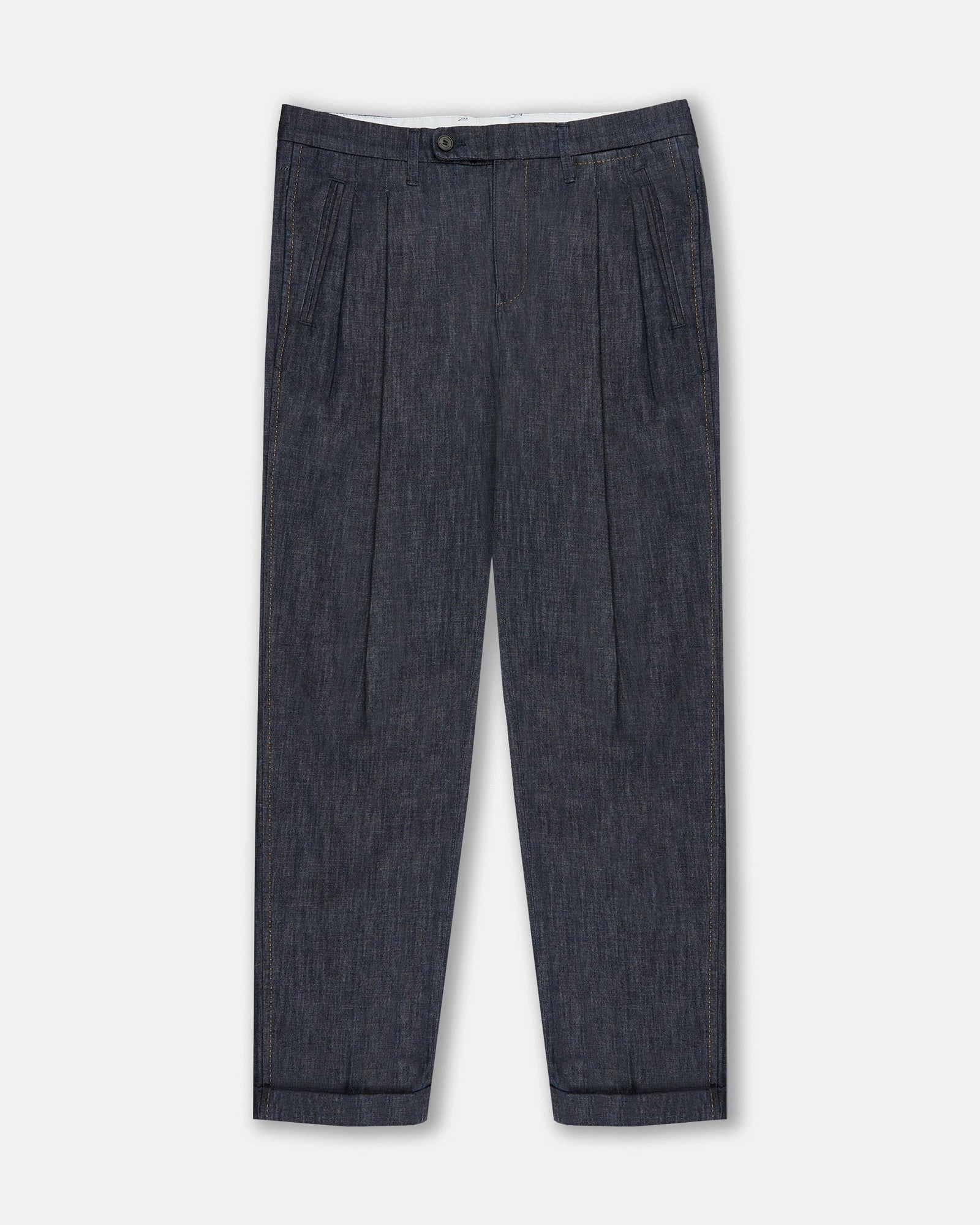 Stylish Appearance luxe feel Regular-fit cotton denim trouser