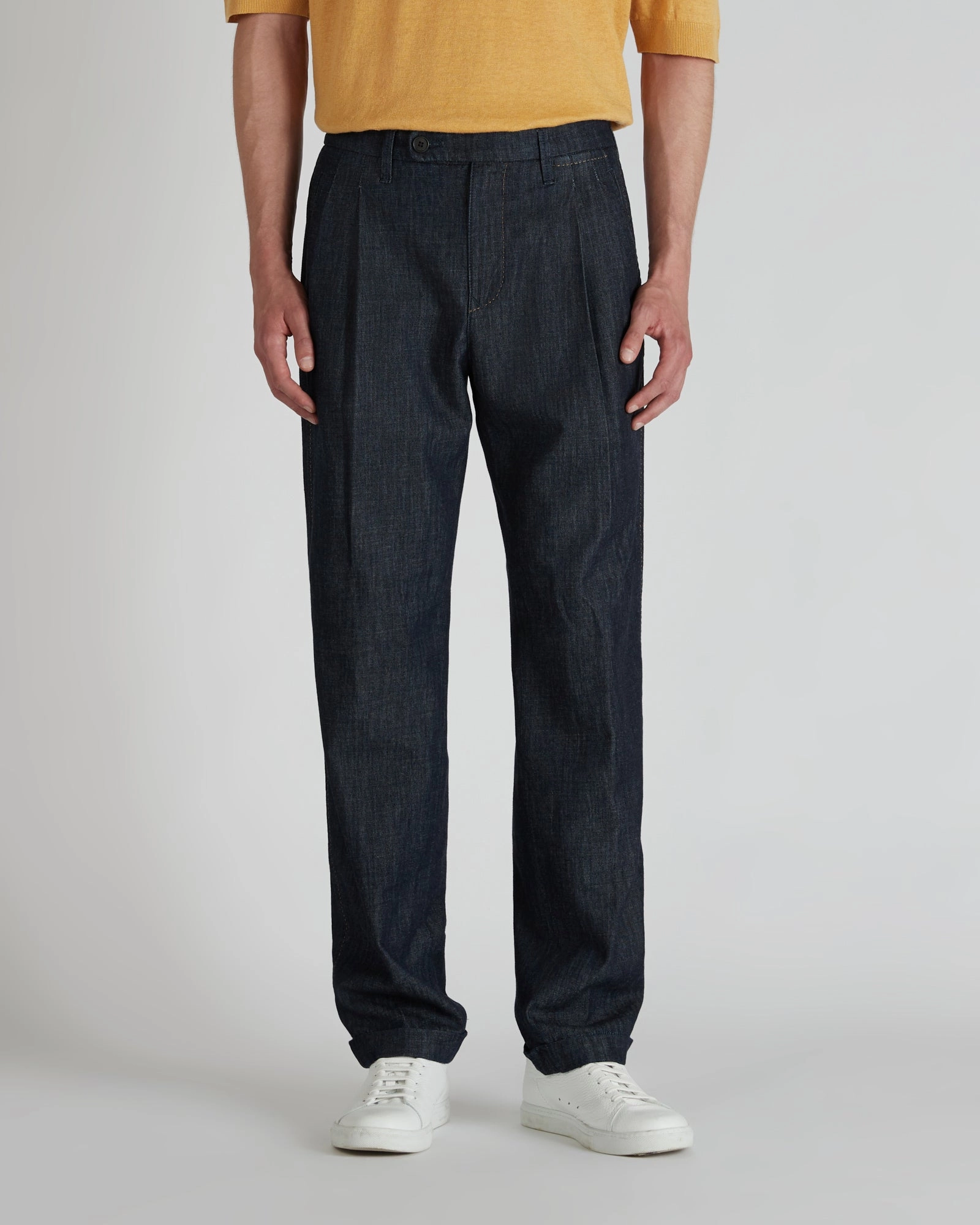 Snag Proof Fabric Zero Waste Manufacturing Regular-fit cotton denim trouser
