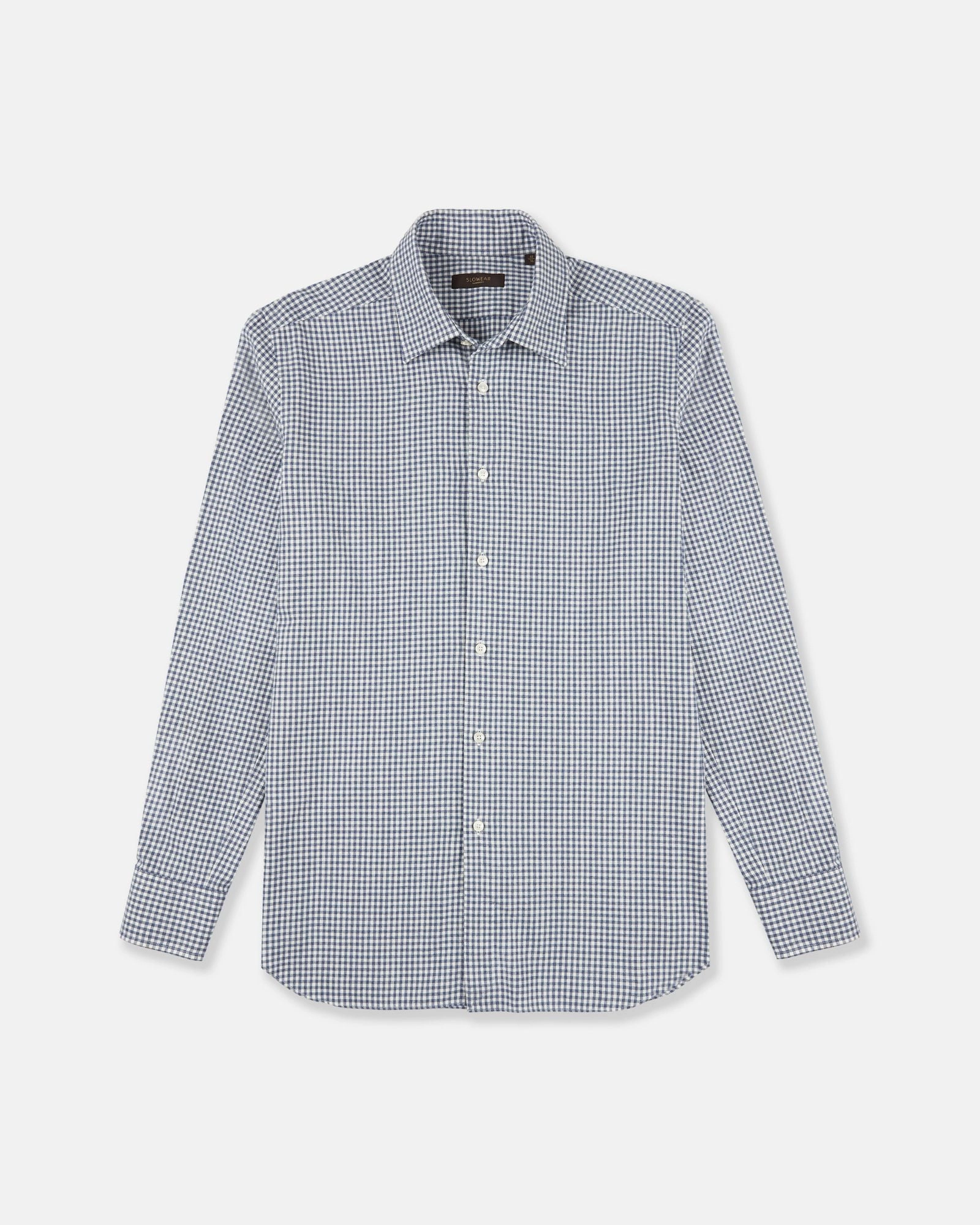 Regular fit cotton flannel shirt Breathable Cotton