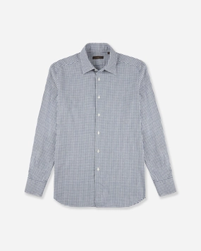 Regular fit cotton flannel shirt Breathable Cotton