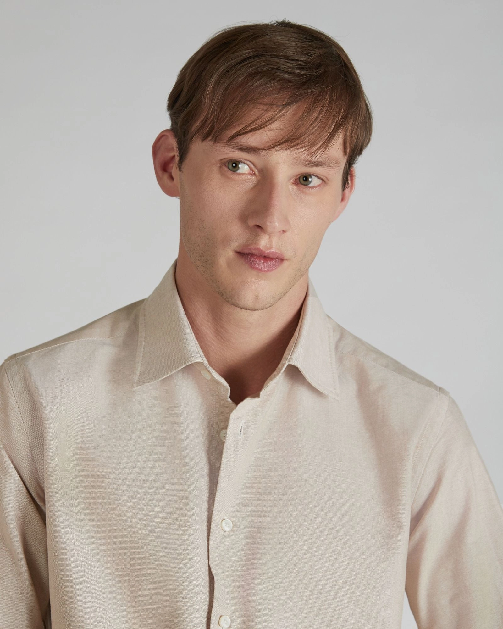 Smooth Seam Finish Regular-fit cotton Oxford shirt
