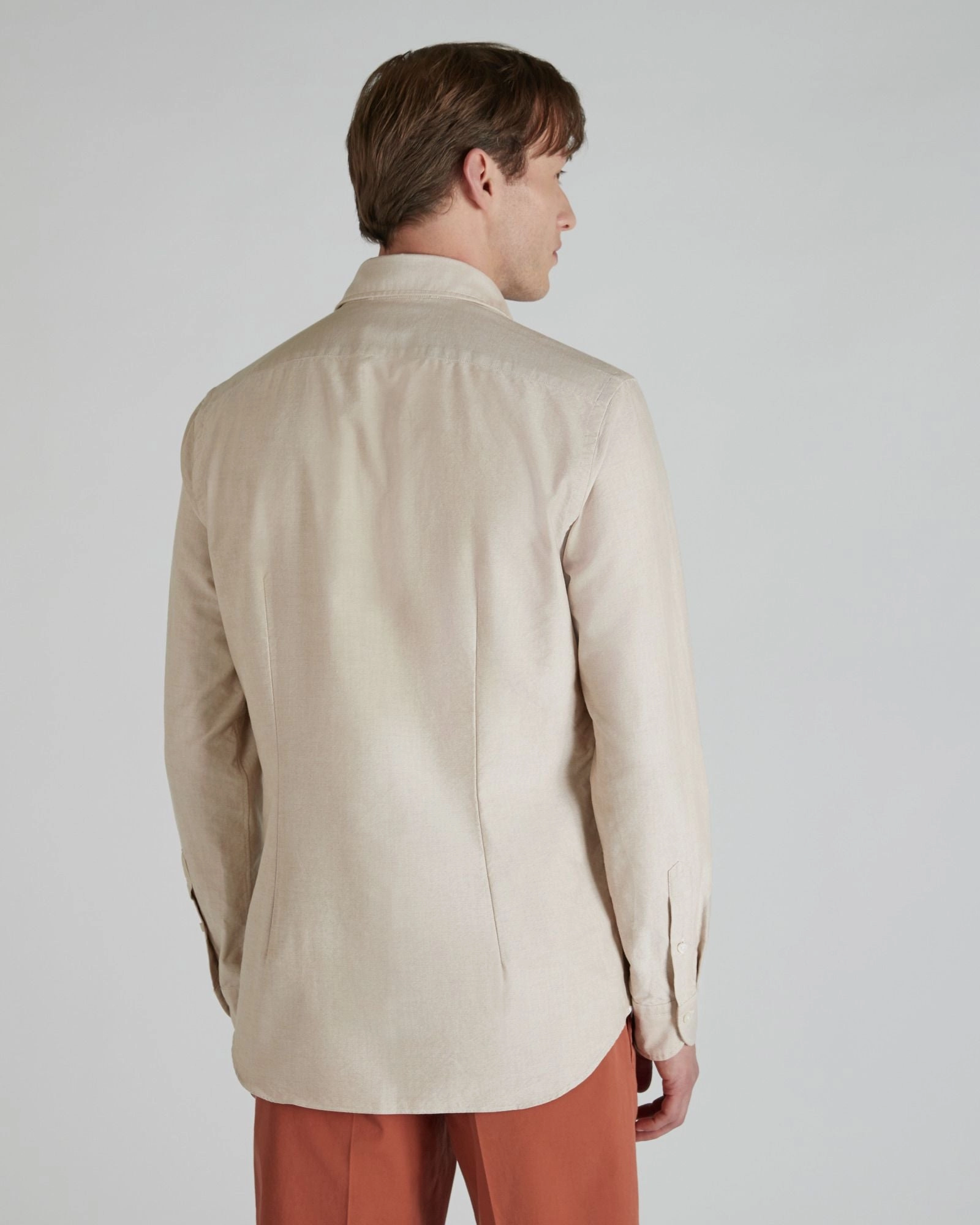 Odor Control Fabric Regular-fit cotton Oxford shirt
