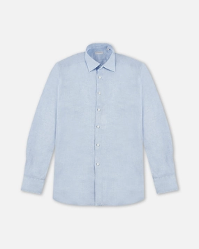 Regular-fit Linen Shirt Neutral Shade