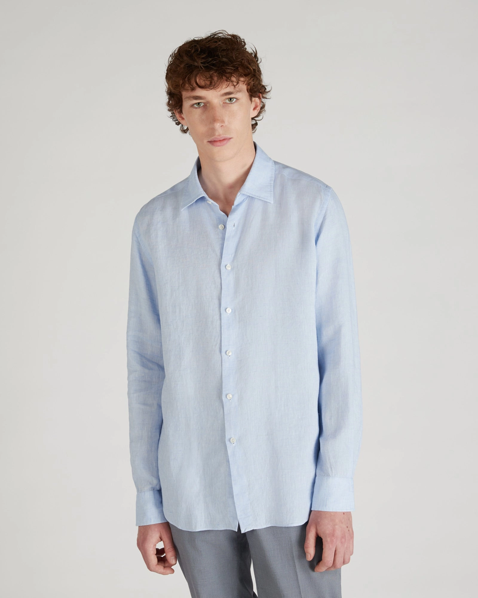 Regular-fit Linen Shirt Versatile Layering
