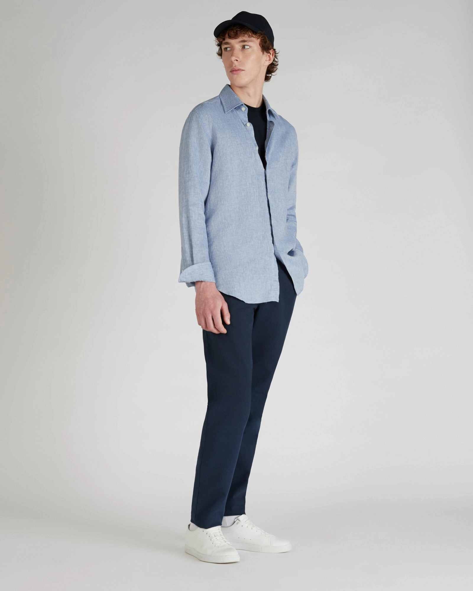 Regular-fit Linen Shirt garden party Monochrome Palette
