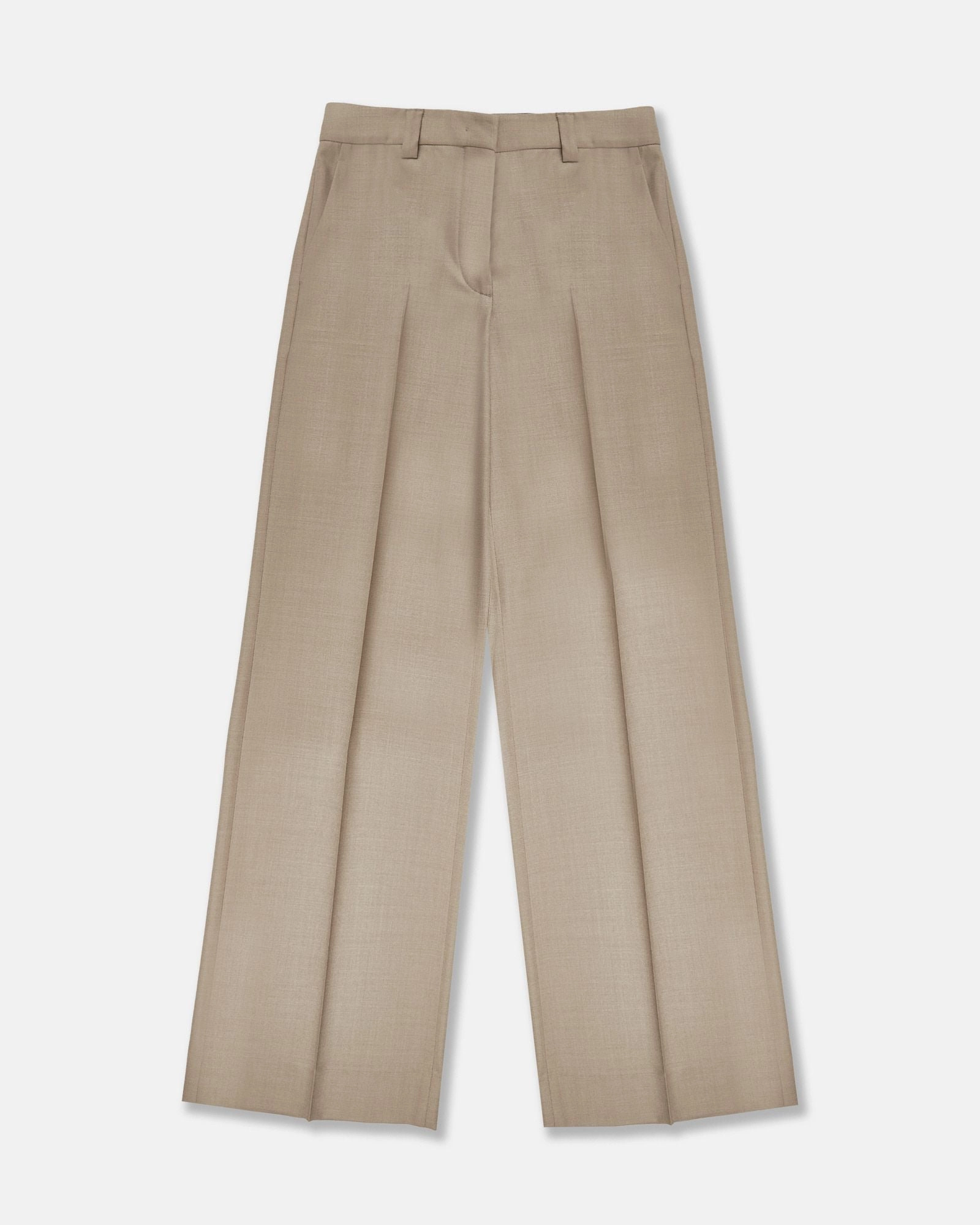Regular fit trousers in stretch flannel Breathable mesh design MachineWashable