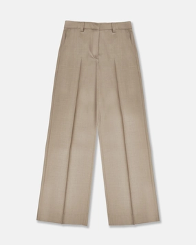 Regular fit trousers in stretch flannel Breathable mesh design MachineWashable