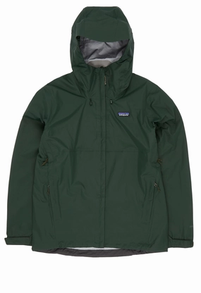 Patagonia Men's Torrentshell 3L Rain Jacket - Old Growth Green Recycled Polyester Blend