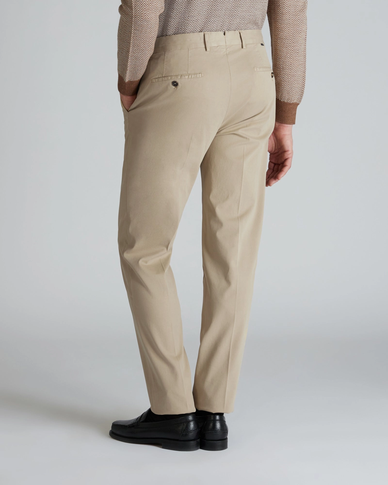 High Mobility Soft Design Tapered-fit cotton and lyocell trousers