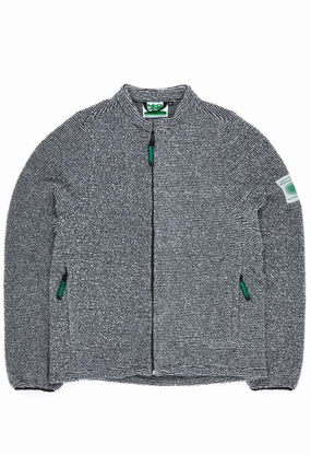Rayon Vert Becco Zip Fleece Jacket - Obsidian Black Classic Fit Comfy Street Piece