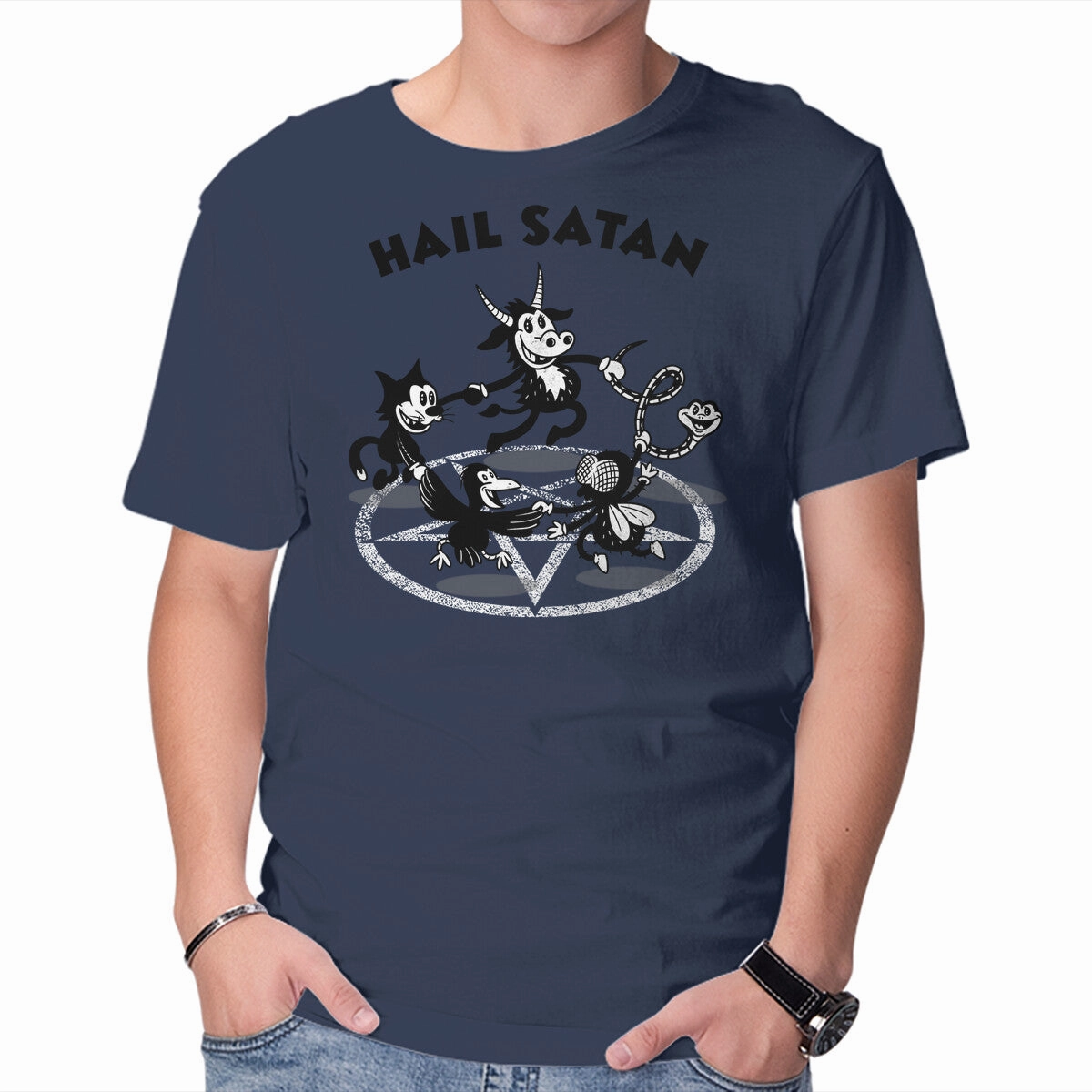 Formal Style No-Fuss Design Hail Satan