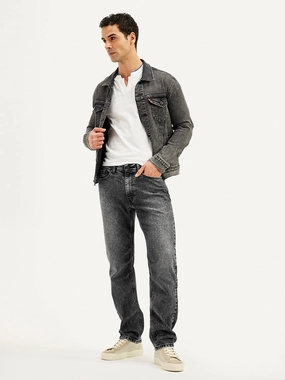 Classic Style Men's 541 Grey Athletic Tapered Fit Mid Rise Jeans