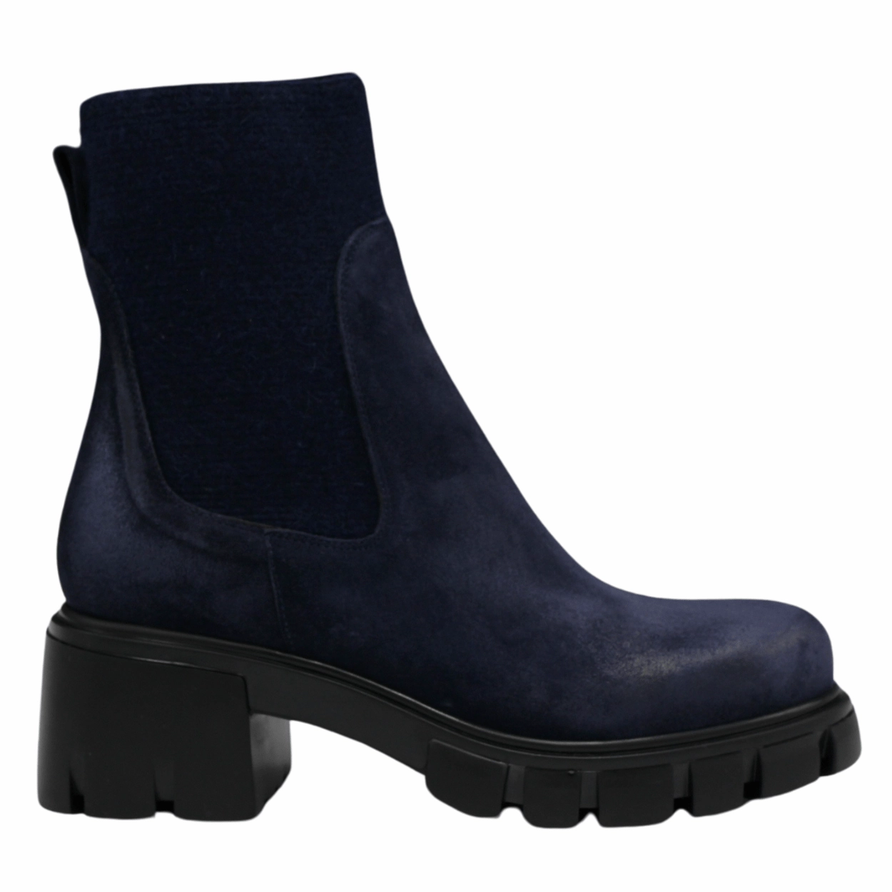 Slip Block Tough Sole 8898 Suede Bootie
