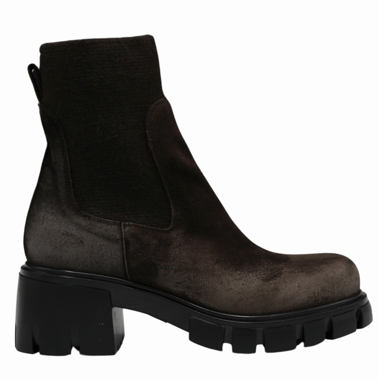 Traction Sole Heel Stabilizer 8898 Suede Bootie