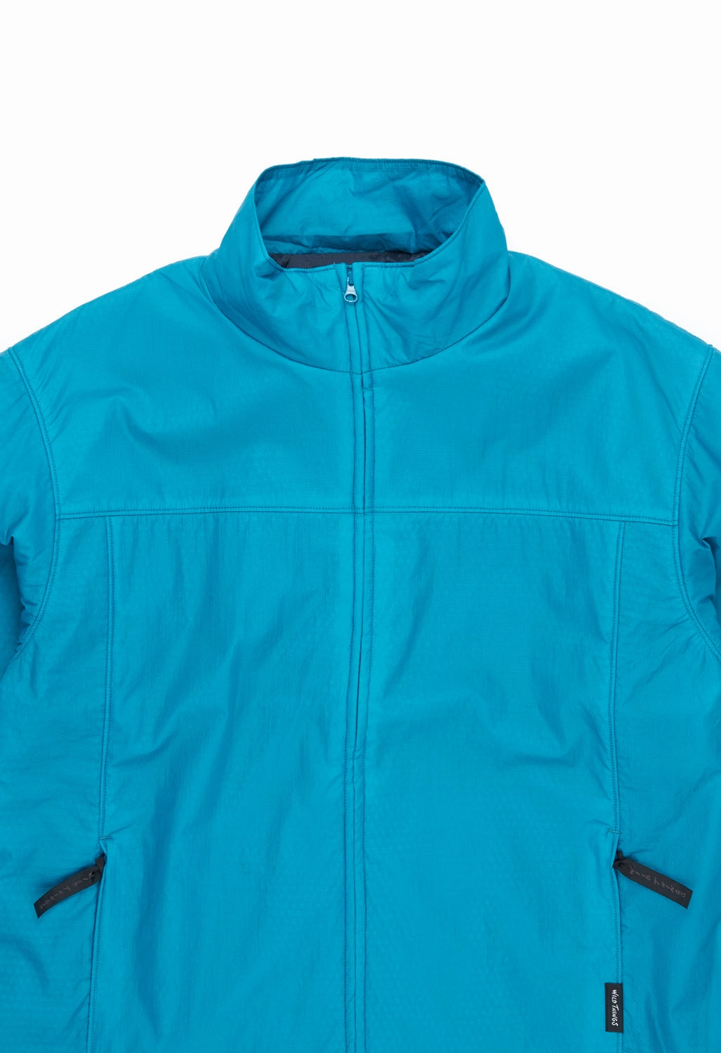 Wild Things Men's Polar Alpha Jacket - Turquiose Logo Free Style Easy Fit